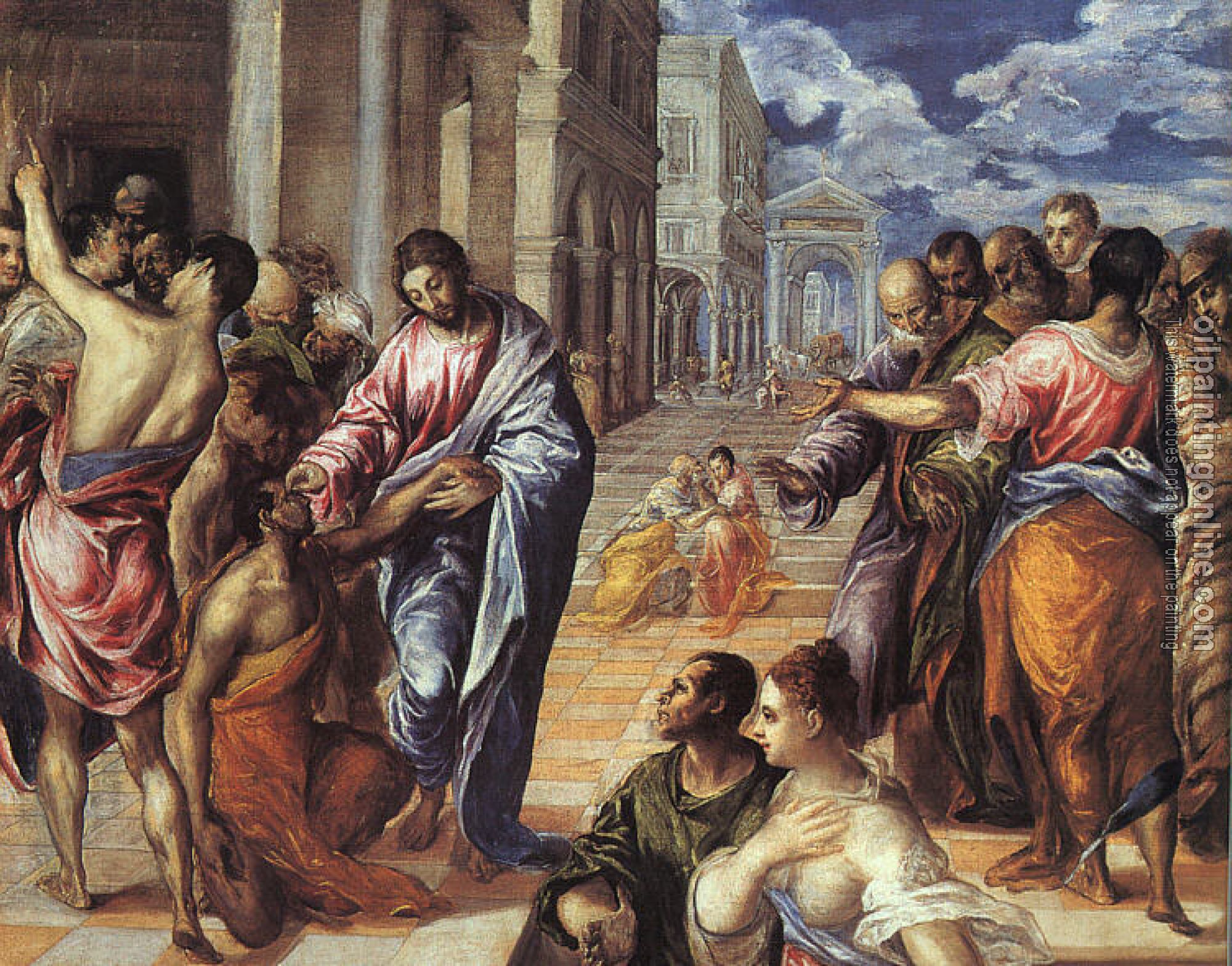 Greco, El - Christ Healing the Blind